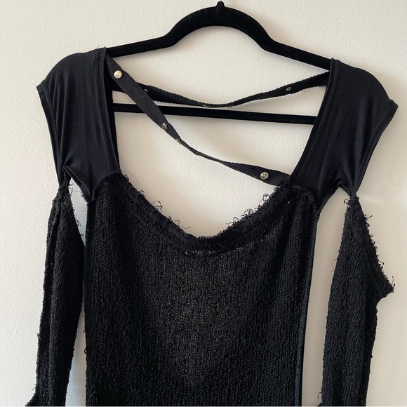 New No Tags Super Cool Unique Psylo Women’s top (size 3) with crazy cut outs - Picture 2 of 5